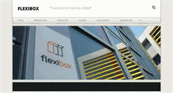Desktop Screenshot of flexibox.es