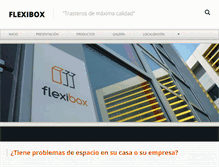 Tablet Screenshot of flexibox.es